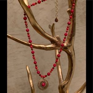 Studio Barse Jewelry - Coral and bronze necklace!!! Studio Barse Jewelry - Coral and bronze necklace!!!